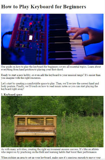 How to Play Piano Keyboard ekran görüntüsü