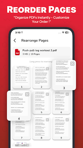 PDF Ayırıcı - PDF Sayfalarını ekran görüntüsü
