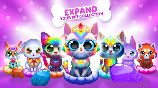 Merge Cute Animal: Pets jogos ekran görüntüsü