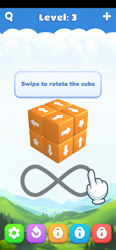 Cube Away 3D: Tap block out ekran görüntüsü