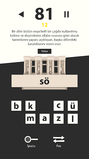 Türkçe Sözlük Oyunu ekran görüntüsü
