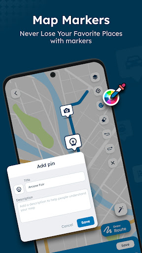 Draw Route On Map & Navigation ekran görüntüsü