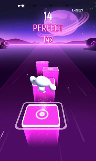 Tiles Music Kuromi Hop Sanrio ekran görüntüsü