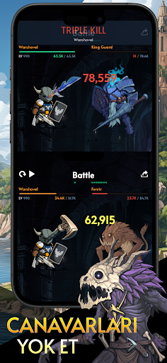 Warshovel: Idle RPG ekran görüntüsü