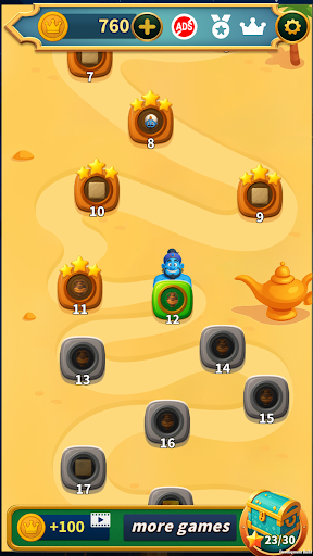Jewel Nights Genie Puzzle Game ekran görüntüsü