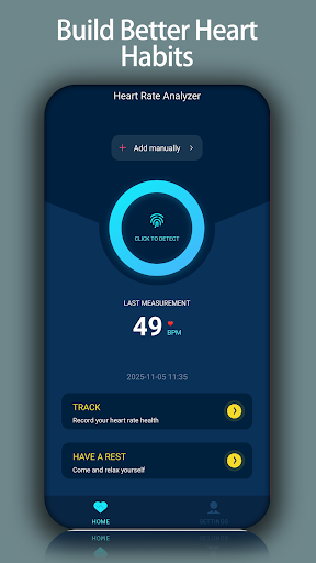 Heart Rate Analyzer & Monitor ekran görüntüsü