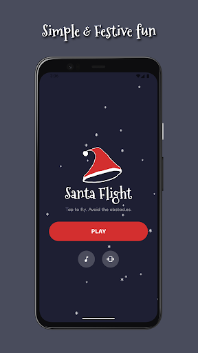 Santa Flight - Tap to Fly Game ekran görüntüsü