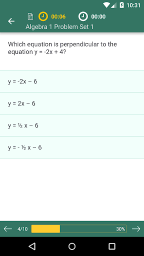 Algebra 1 Practice & Prep ekran görüntüsü