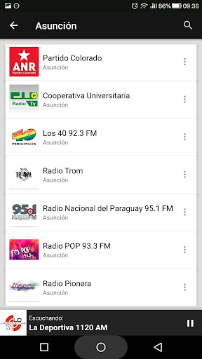 Asuncion Radio Stations ekran görüntüsü