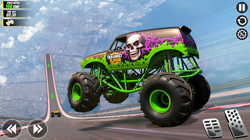 Mega Ramp Monster Truck Stunts ekran görüntüsü