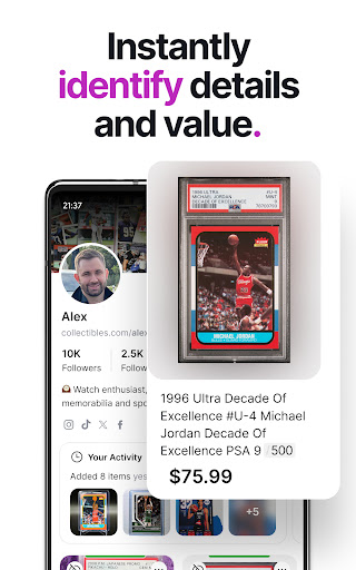 Collectibles.com: Scan + Value ekran görüntüsü