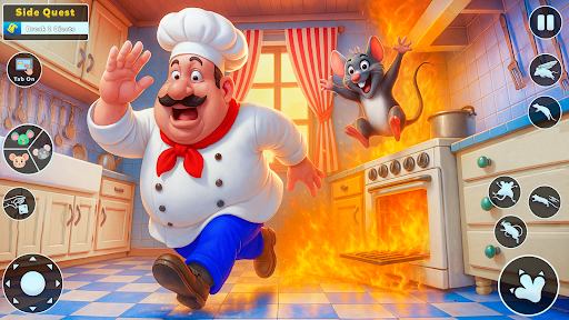 Chef vs Mouse: Prank Wars ekran görüntüsü