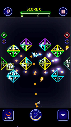 Brick Breaker Glow ekran görüntüsü