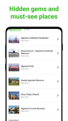 Uppsala Tour Guide:SmartGuide ekran görüntüsü