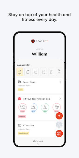 Bears Fit+ ekran görüntüsü