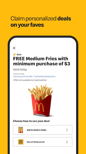McDonald's ekran görüntüsü