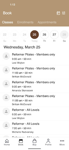 Balance Modern Pilates ekran görüntüsü