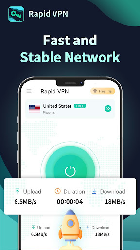 Rapid VPN - Güvenli Proxy ekran görüntüsü