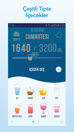 Su Hatırlatıcı ekran görüntüsü