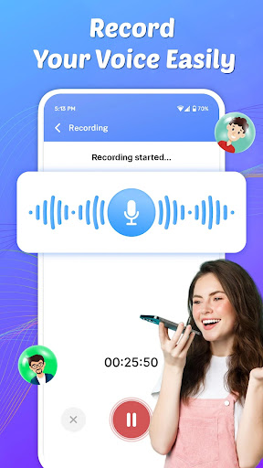 Voice Changer Male to Female ekran görüntüsü