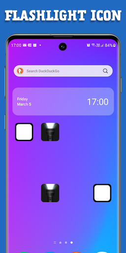 Flashlight Widget&White Screen ekran görüntüsü