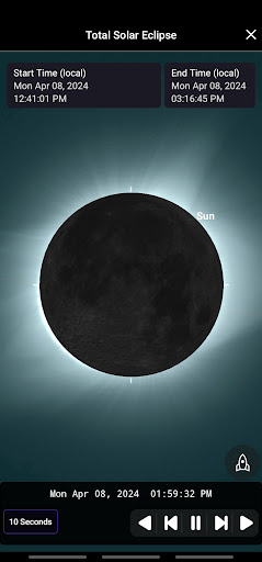 SkySafari Astronomy ekran görüntüsü