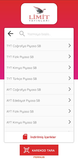 Limit Cepte ekran görüntüsü