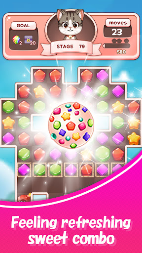 Rainbow Candy Bomb: Match 3 ekran görüntüsü