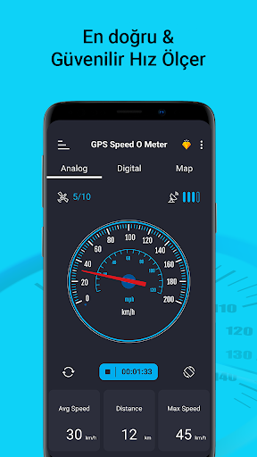 GPS HızGöstergesi-Hız İzleyici ekran görüntüsü