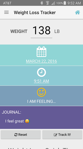 Weight Loss Tracker & Recorder ekran görüntüsü