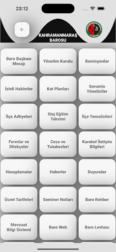 Kahramanmaraş Barosu ekran görüntüsü