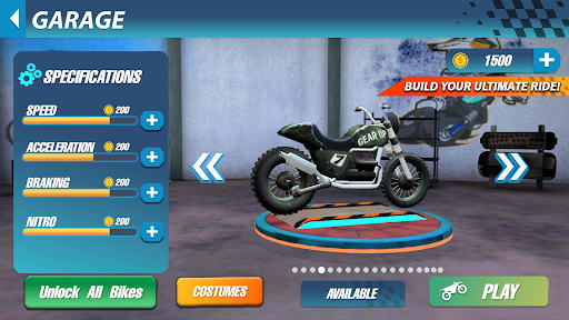 Bike Stunts 3D game ekran görüntüsü