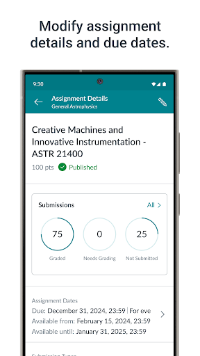Canvas Teacher ekran görüntüsü