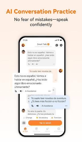 Spanish Ai - AI Spanish Tutor ekran görüntüsü