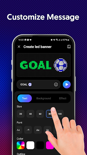 Led Banner Scrolling Text ekran görüntüsü