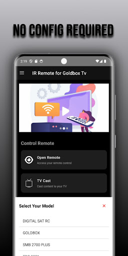 Remote for Goldbox tv ekran görüntüsü