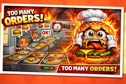 Burger Street: Cooking Rush ekran görüntüsü
