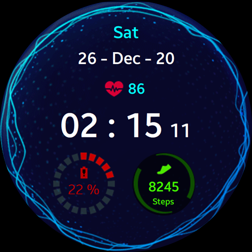 Music Pulse Watch Face ekran görüntüsü
