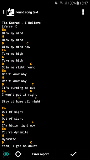 s.mart Song Analyzer (Chords) ekran görüntüsü