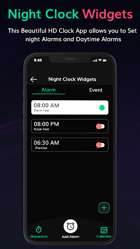 Night Clock Widget ekran görüntüsü