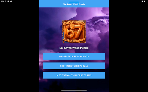 Six Seven 67 Wood Puzzle ekran görüntüsü