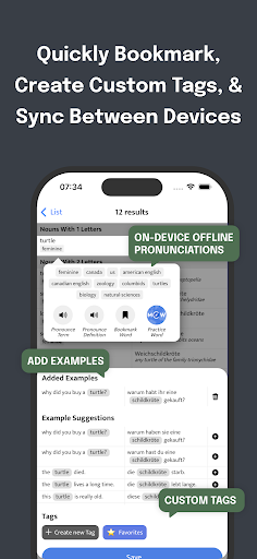 Offline German Dictionary ekran görüntüsü