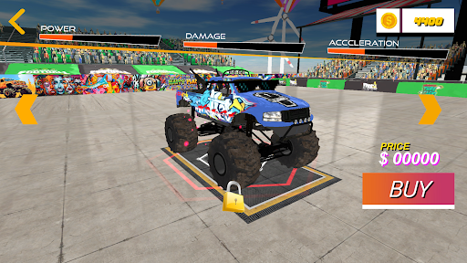 Monster Truck Demolition Game ekran görüntüsü
