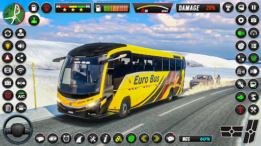 School Bus Driving coach bus ekran görüntüsü