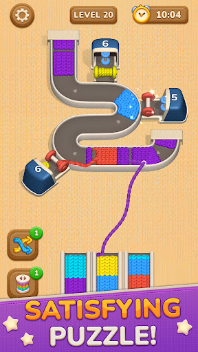 Color Knit Jam: 3D Puzzle ekran görüntüsü
