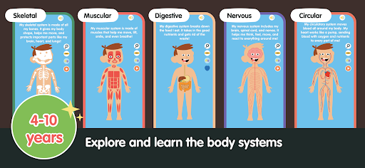 Human Body for Kids ekran görüntüsü