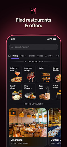 District: Movies Events Dining ekran görüntüsü