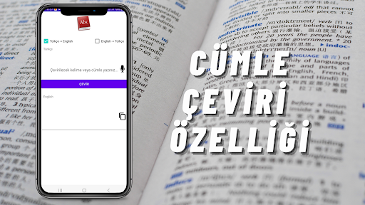 Türkçe İngilizce Sözlük ekran görüntüsü