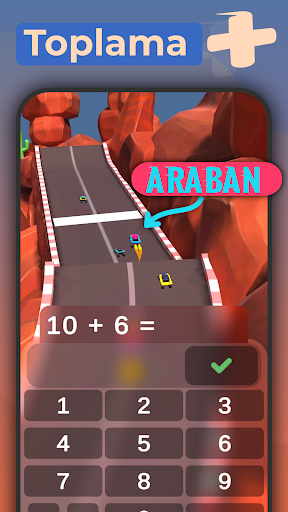 Matematik Yarışı 3D ekran görüntüsü