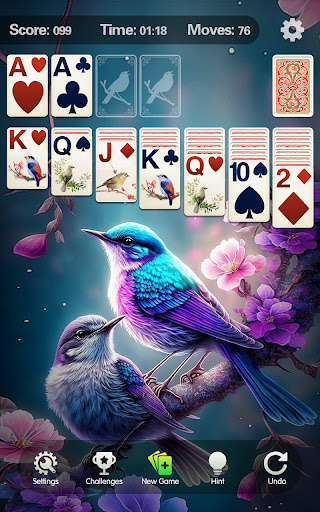 Solitaire Kart Oyunu ekran görüntüsü